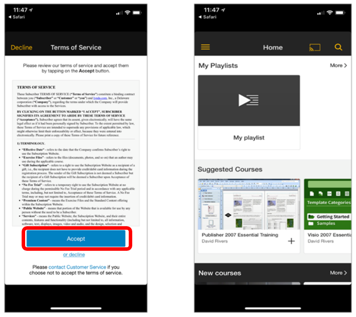 Review and Accept the Terms of Service Review and Accept the Terms of Service