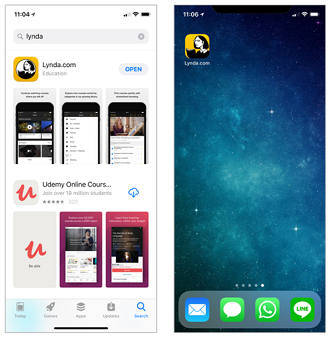 Lynda in IOS Lynda in IOS